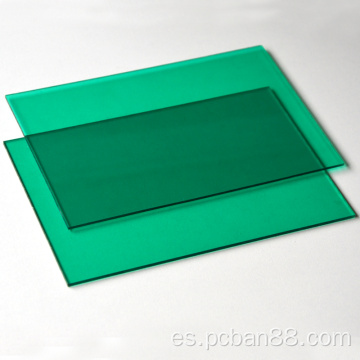 Placa de PC antiestática verde de 5 mm